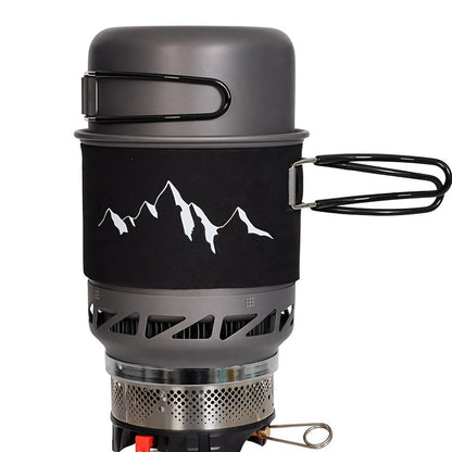 Portable Outdoor Stove with Pot & Ignition-4