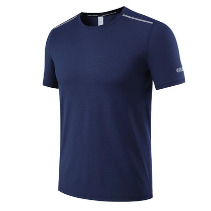 Fitness Shirts Men Quick Dry 2021 Summer Gym Sports Short Sleeve Skinny Workout Joggings Tees Breathable Male Running Tshirts
