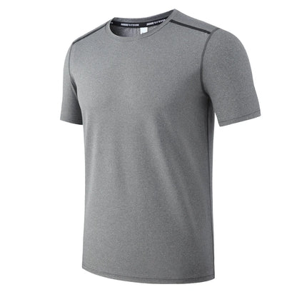 Fitness Shirts Men Quick Dry 2021 Summer Gym Sports Short Sleeve Skinny Workout Joggings Tees Breathable Male Running Tshirts