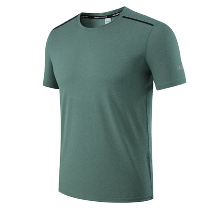 Fitness Shirts Men Quick Dry 2021 Summer Gym Sports Short Sleeve Skinny Workout Joggings Tees Breathable Male Running Tshirts