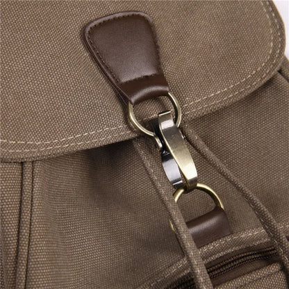 High Capacity Backpacks 2024 New Women's Outdoor Travel Canvas Bag Retro Trendy School Backpack for College Fashion Students