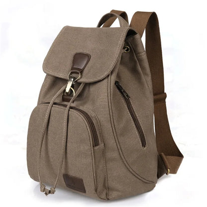 High Capacity Backpacks 2024 New Women's Outdoor Travel Canvas Bag Retro Trendy School Backpack for College Fashion Students