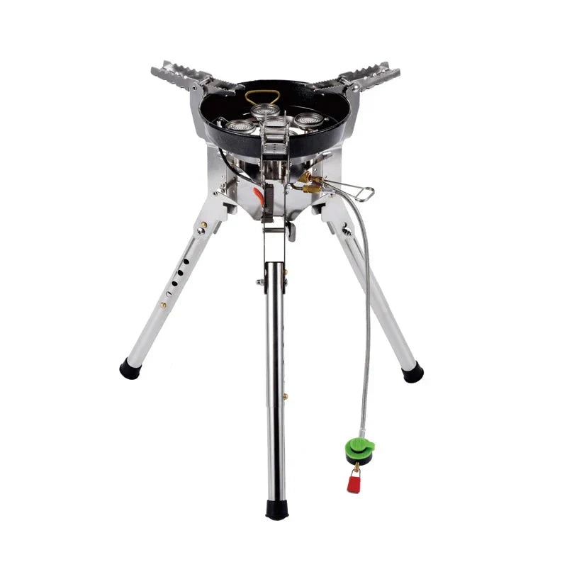 8400W Foldable Gas Camping Stove Silver-0