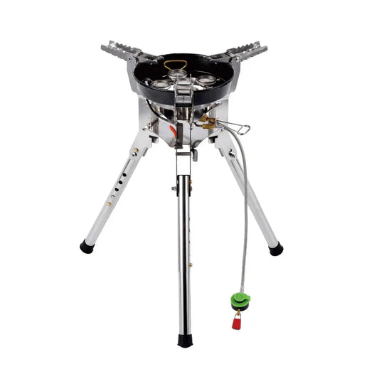 8400W Foldable Gas Camping Stove Silver-0